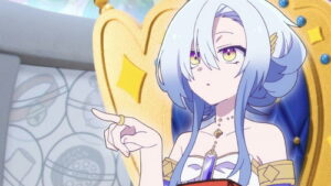 Megami "Isekai Tensei Nani ni Naritai desu ka" Ore "Yuusha no Rokkotsu de" Episódio 01